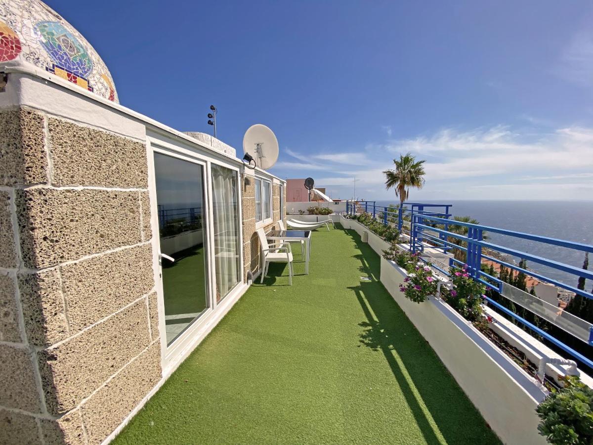 Apartamento Atlantico - Terraza única con vistas al océano - Wifi&Netflix Santa Cruz de Tenerife Exterior foto
